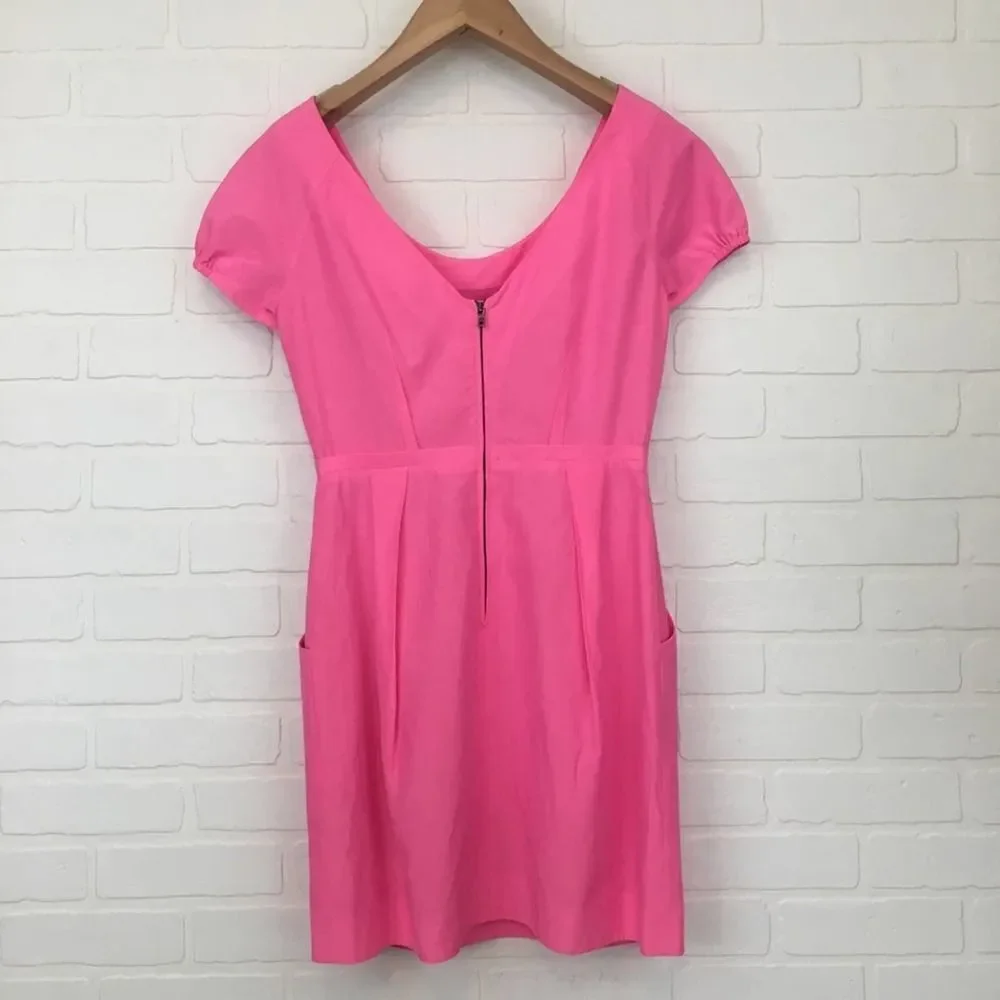 J. Crew Short Sleeve Scoop Neck Dress